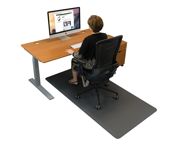 EcoLast Dual Gripper Standing Mats for Adjustable Desks