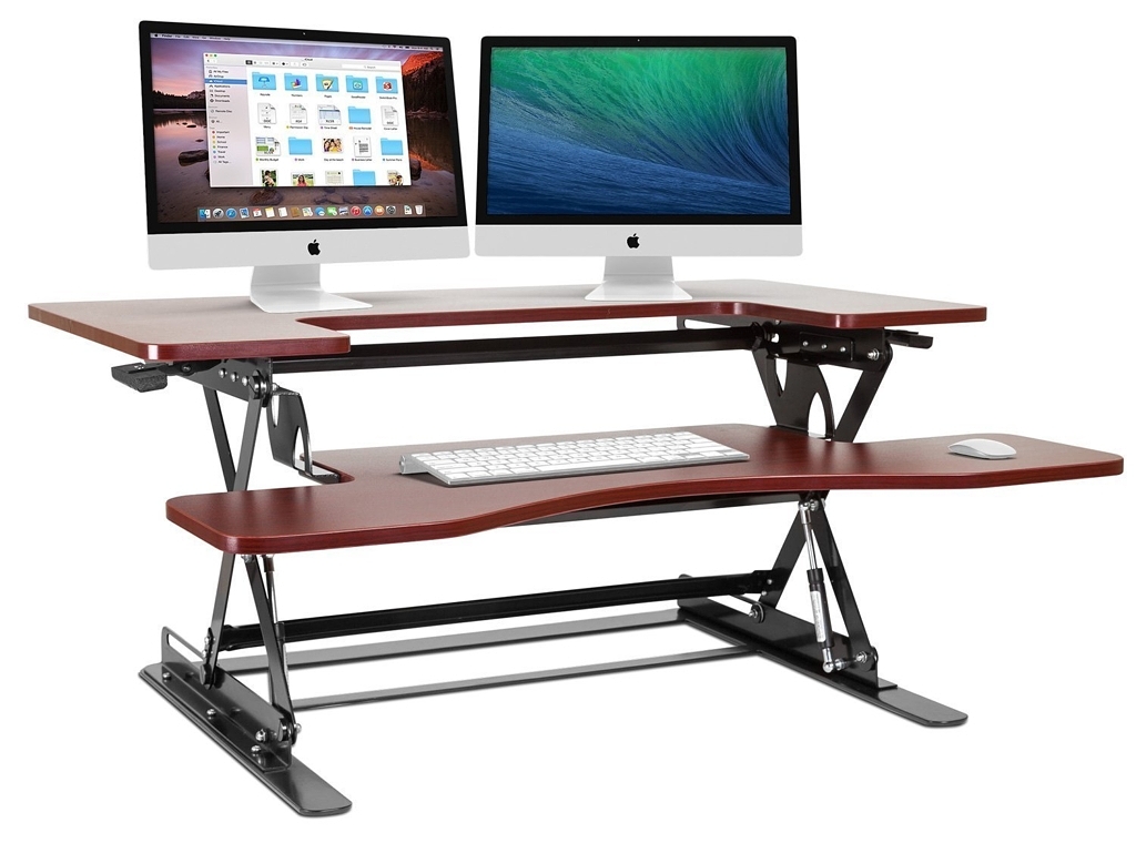 uplift adapt plus height adjustable standing desk converter