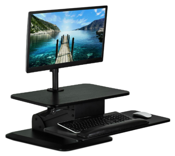 Mountit Standing Desk Converter With Monitor Mount Review