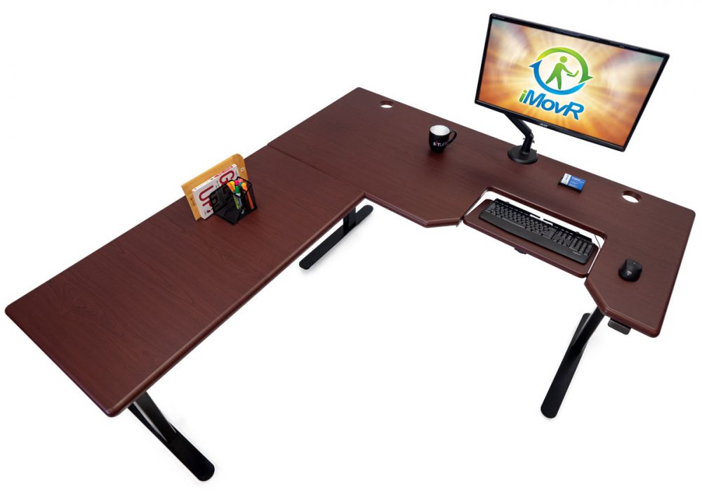 iMovR Lander L-Shaped Standing Desk Review | We Lab Tested It