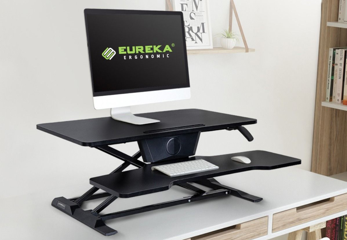 Eureka Ergonomic 36 Wide Gen 2 Adjustable Height Pro Standing Desk  Converter