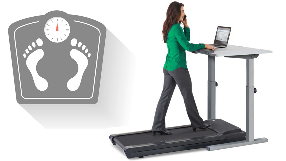 How many calories can you burn by using a treadmill desk