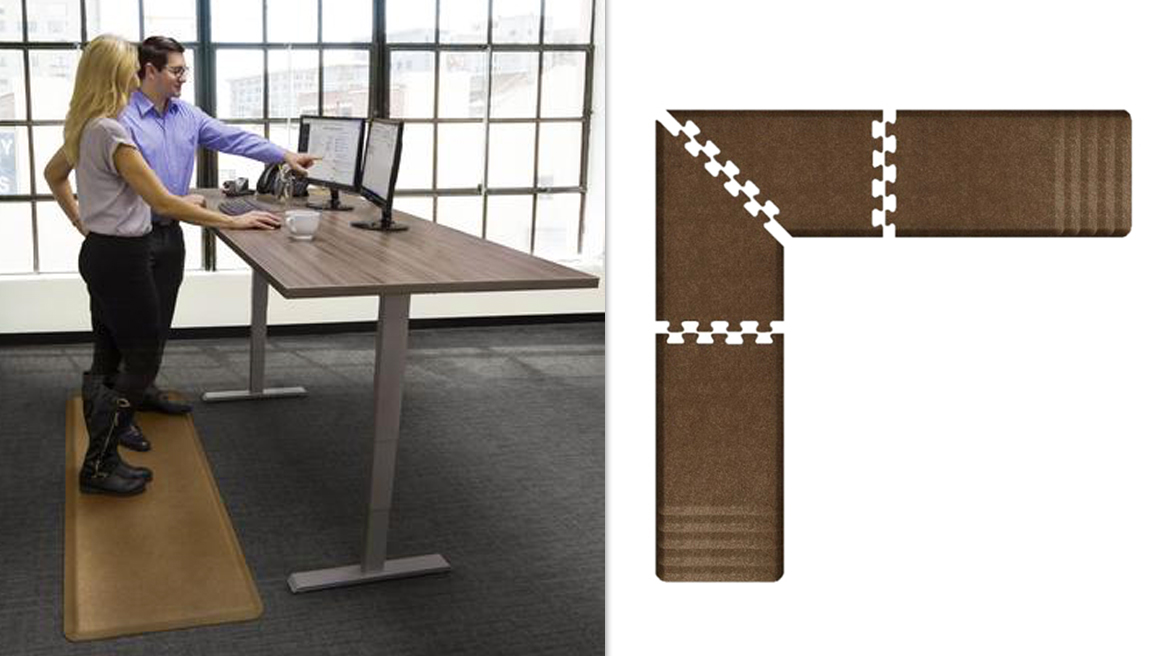 Mount-It Large Anti-Fatique Standing Desk Comfort Floor Mat – Ergo
